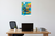 "Sometimes Geography is Geogra-Key" Whimsical Globe Educational 12"x18" US Made Poster