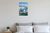 California Surfers Riding Ocean Waves Beach Scene 12x18 US Made Poster