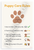 Puppy Care Rules Educational 12x18 US Made Poster