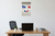 Sortie Emergency Exit French Flag Colors Arrow 12x18 US Made Poster