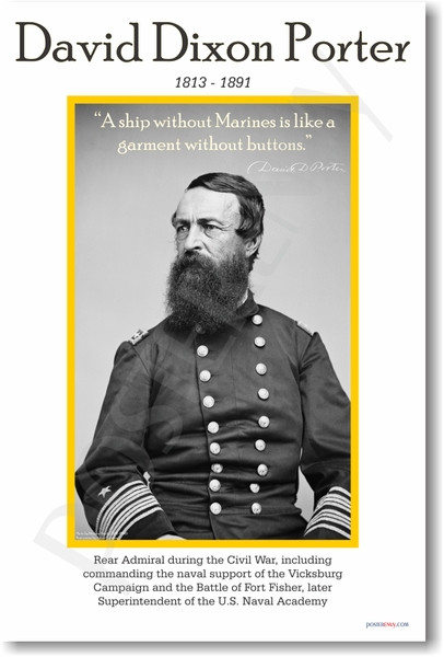 David Dixon Porter - NEW Classroom Social Studies Poster