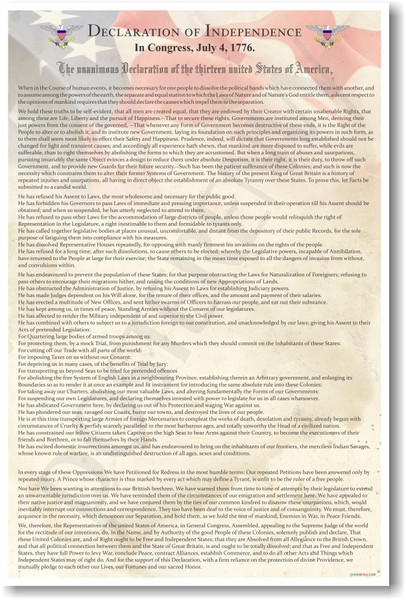 The Declaration of Independence