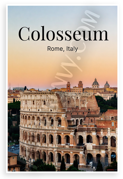 Colosseum Rome Italy Ancient Architecture 12x18 US Made Poster