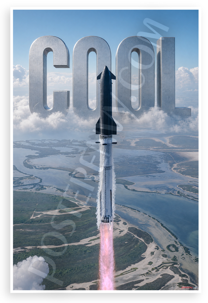 Elon Musk Rockets Are Cool Space Exploration 12"x18" US Made Poster