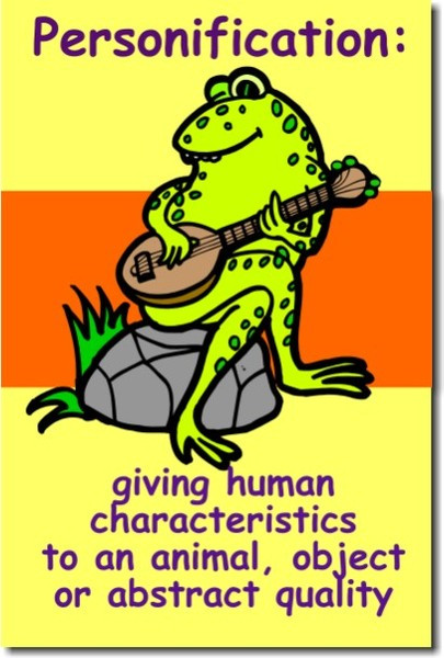 Personification Classroom Poster