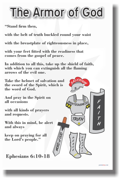 The Armor of God - NEW Religion Poster