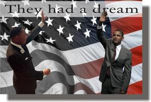 King & Obama - They Had a Dream