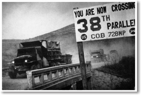 You Are Now Crossing the 38th Parallel Korea
