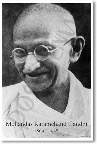 Gandhi - NEW Famous Person Poster