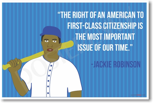 Jackie Robinson - NEW Famous Person Poster