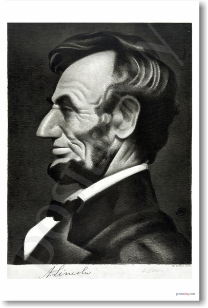 U.S. President Abraham Lincoln Illustration