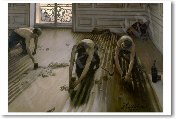 Les Raboteurs De Parquet - Gustave Caillebotte 1875 - NEW Fine Arts Poster