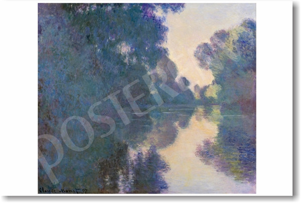 Morning on Seine near Giverny 1897 - Claude Monet