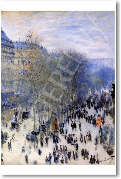 Boulevard des Capucines 1873 - Claude Monet