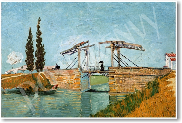 Langlois Bridge at Arles 1888 - Vincent van Gogh