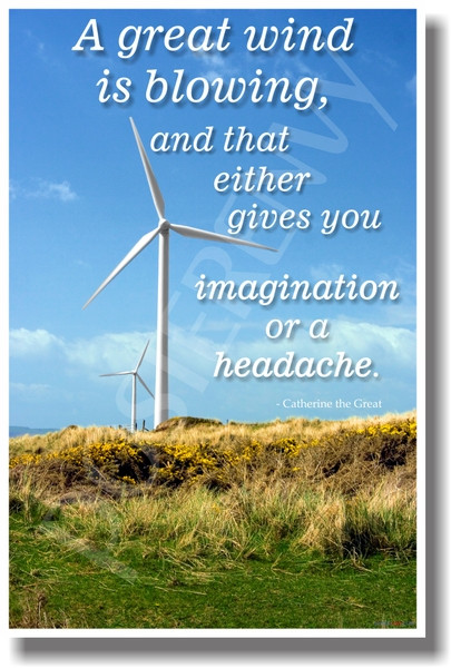 Great Wind - NEW Classroom Motivational Poster