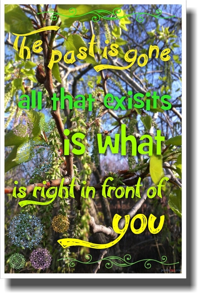 The Past Is Gone - NEW Classroom Motivational Poster