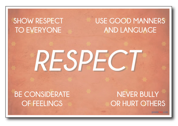Respect - NEW Classroom Motivational Poster