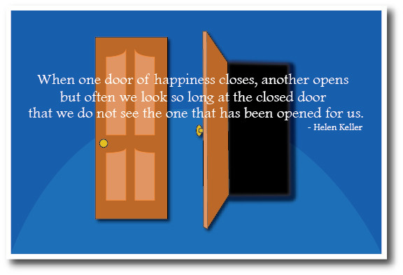 Doors - Helen Keller Quote - NEW Classroom Motivational Poster
