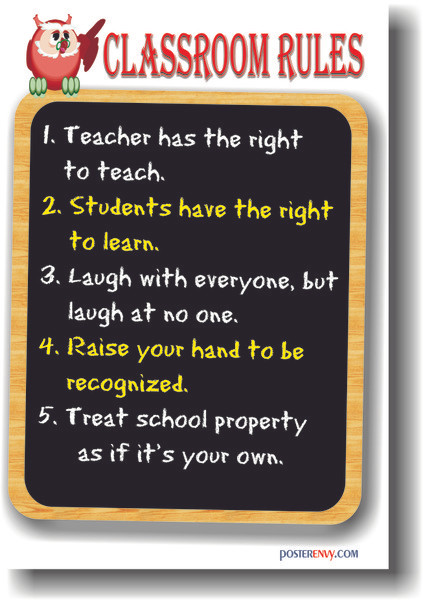 Classroom Rules - Customize Me for FREE!
