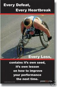 Every Defeat, Every Heartbreak, Every Loss - Classroom Motivational Poster Print Gift