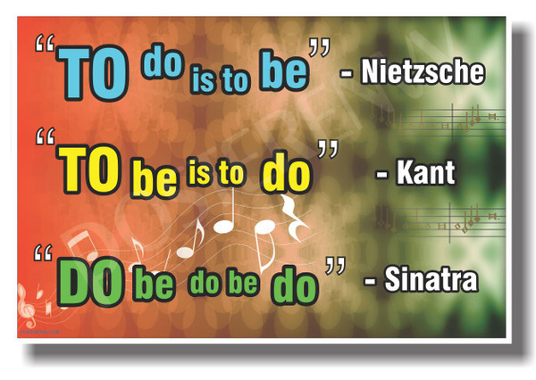 PosterEnvy - Kant Nietzsche Sinatra Sign - NEW Humorous Quote Poster