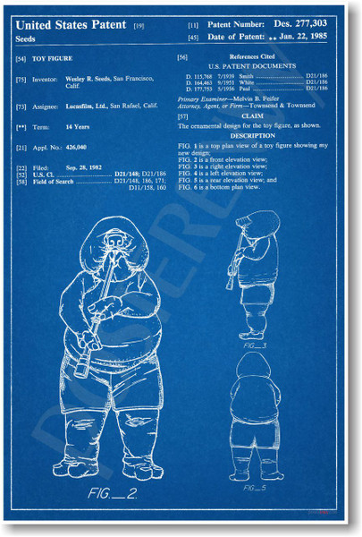 Star Wars - Droopy McCool Patent - NEW Famous Invention Patent Poster (fa142) PosterEnvy