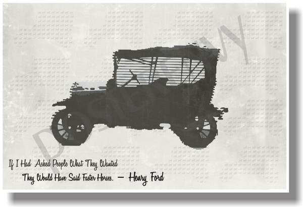 If I Had Asked... - Henry Ford - NEW Classroom POSTER (fp420)