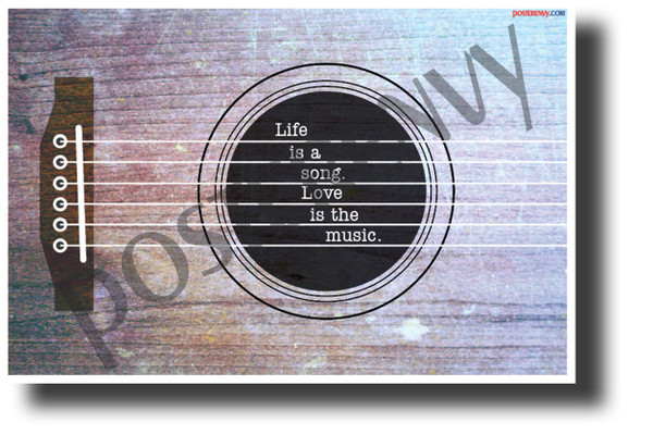 Life is a Song... - NEW Music Classroom Poster (mu091)