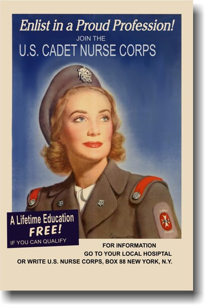 Enlist in a Proud Profession Join U.S. Cadet Nurse Corp