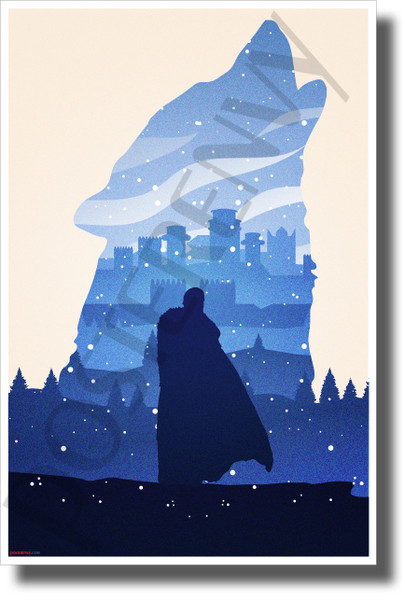 The King in the North - Jon Snow - NEW Novelty GOT TV Show POSTER 