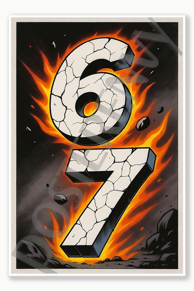 6 7 Grok 8 Poster - 18 inch x 12 inch