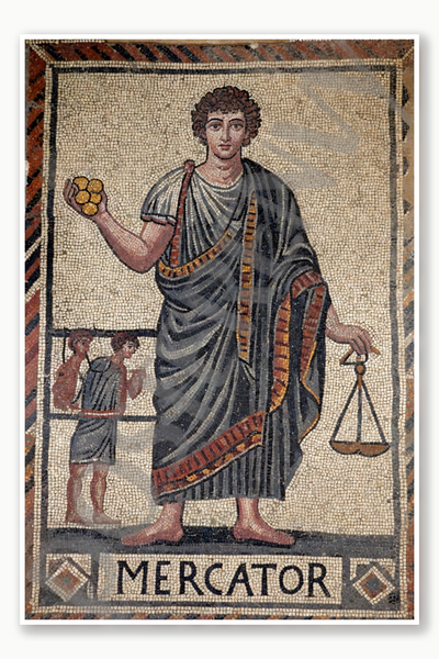 Latin Merchant Poster - 18 inch x 12 inch