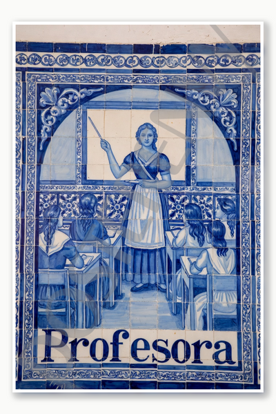 teacher profesora Poster - 18 inch x 12 inch