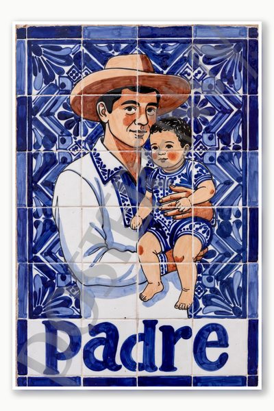 father - padre Poster - 18 inch x 12 inch
