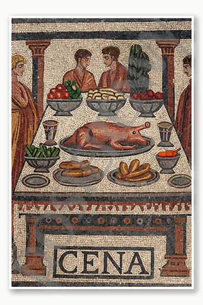 dinner - cena Poster - 18 inch x 12 inch