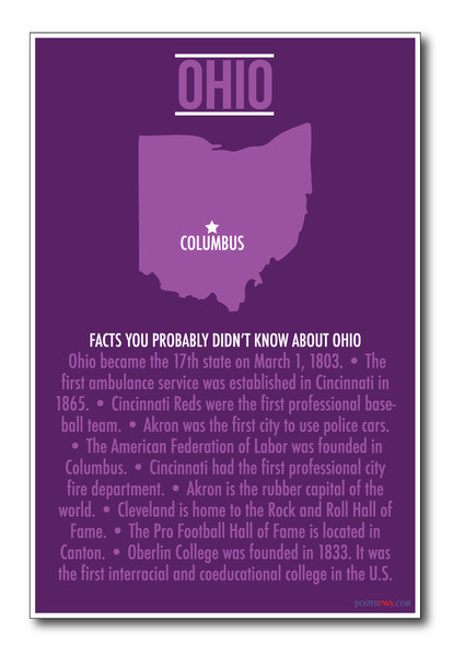 Ohio - NEW U.S Travel Poster