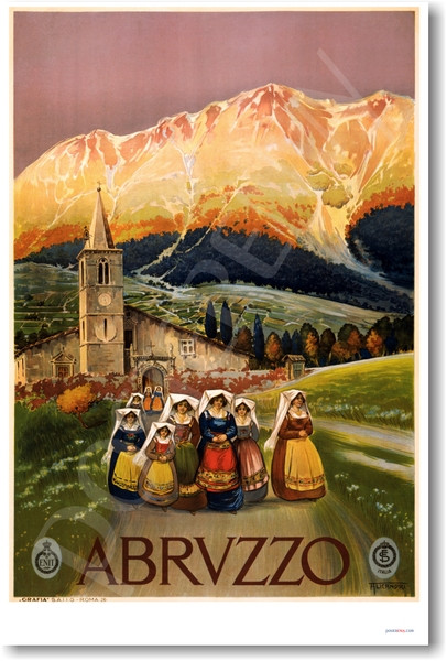 Abruzzo - Italy Vintage Print