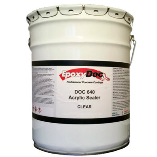 DOC 640 is a one component acrylic solvent based sealer.  It exhibits excellent protection for concrete surfaces.  It helps waterproof and strengthen concrete and cementitious surfaces.  