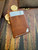 Card Holder - 3 Slots - Blue Stitching