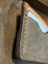 Card Holder - 4 Pocket - Orange Stitching