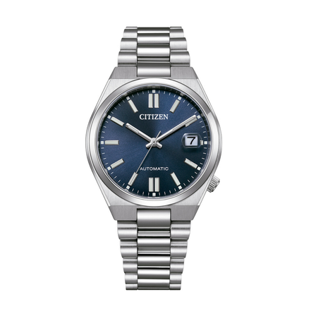 Reloj Citizen Tsuyosa 37 mm NJ0200-50M automático con esfera azul y brazalete de acero inoxidable
