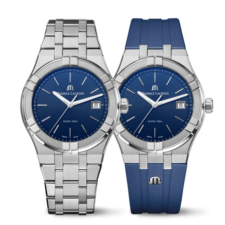 Maurice Lacroix Aikon Quartz Date 40mm (Pack) - AI1108-SS00F-430-C