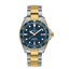Reloj Certina DS Action Diver C032.607.22.041.00 automático con esfera azul y brazalete bicolor de acero
