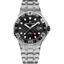 Reloj Maurice Lacroix AIKON Automatic Venturer GMT AI6158-SS002-330-1 con esfera negra y brazalete de acero