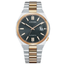 Reloj Citizen Tsuyosa NJ0154-80H automático con esfera gris y brazalete bicolor de acero y oro rosa