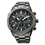 Reloj Citizen Crono Pilot Acero CB5007-51H con esfera negra y brazalete de acero inoxidable