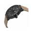 Detalle lateral del Citizen Urban BM8595-16H con esfera gris, caja negra y correa de nylon