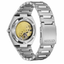 Vista trasera del Citizen NJ0180-80L con movimiento automático visible y brazalete de Super Titanium