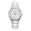 Reloj Sandoz Style 83004-03 para mujer con esfera blanca y brazalete de acero inoxidable